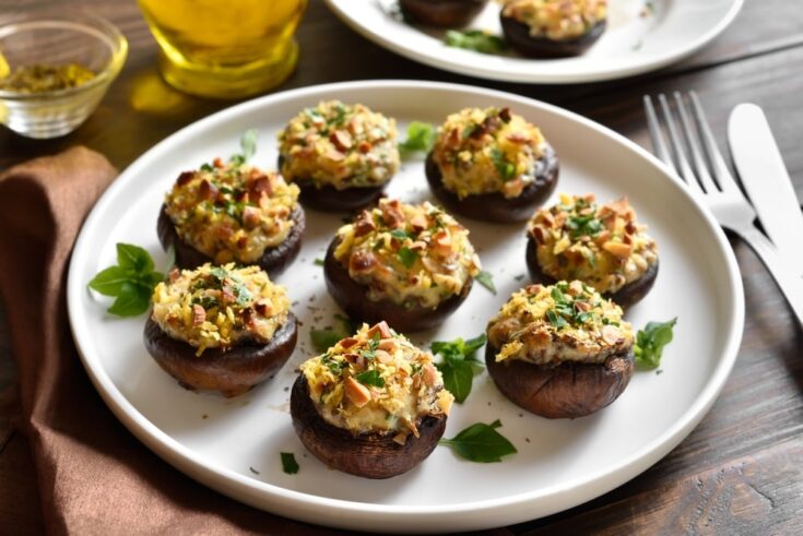 Keto Stuffed Mushrooms