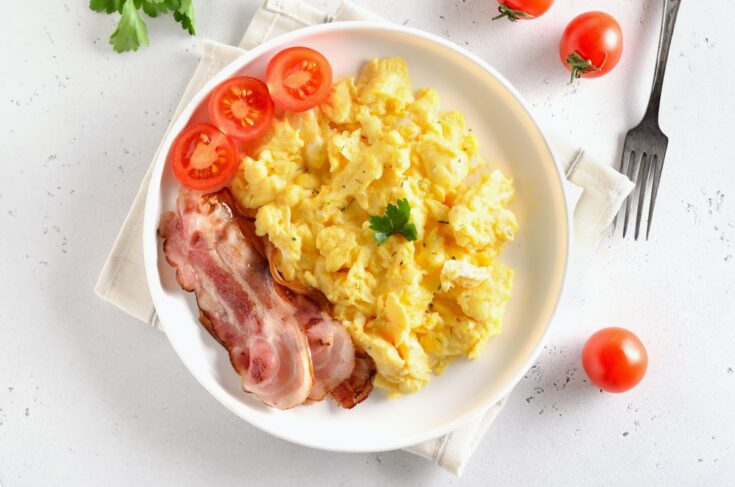 Low Carb Bacon And Eggs