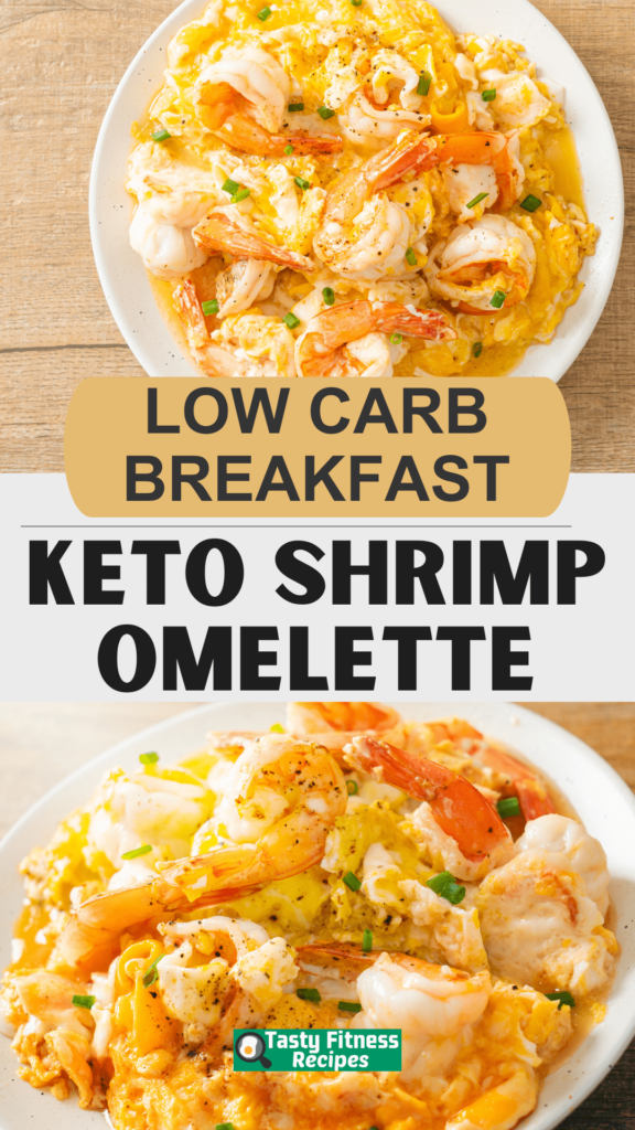 Low Carb Keto Shrimp Omelette