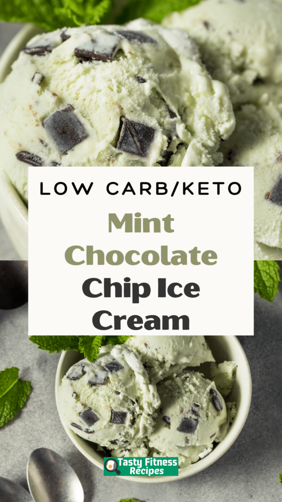 Low Carb Mint Chocolate Chip Ice Cream