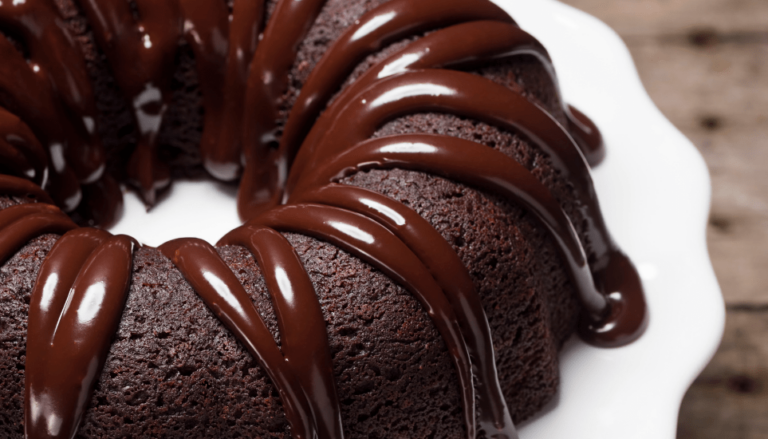 low carb Chocolate Bundt Cake