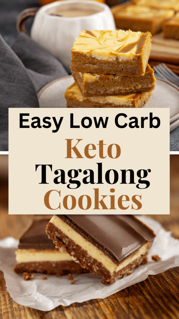 Low Carb Tagalong Cookies