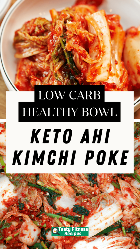 Keto Ahi Kimchi Poke