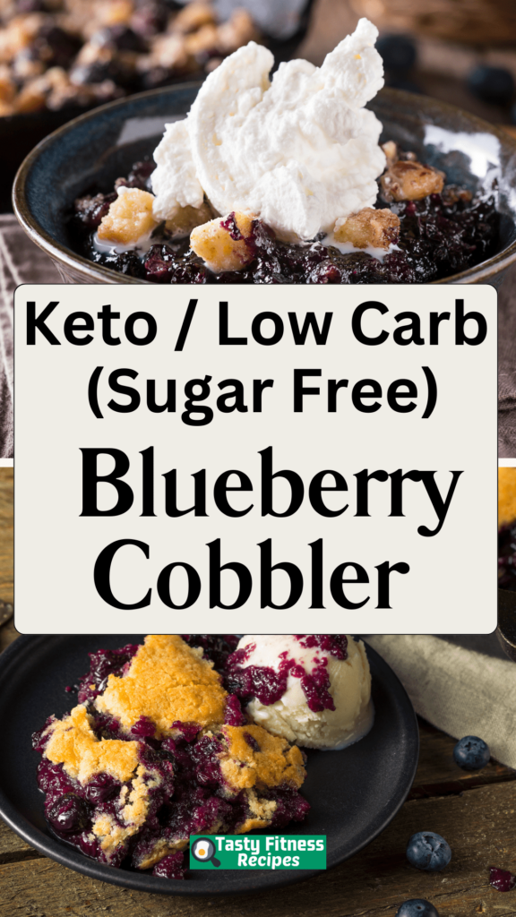 Keto Blueberry Cobbler