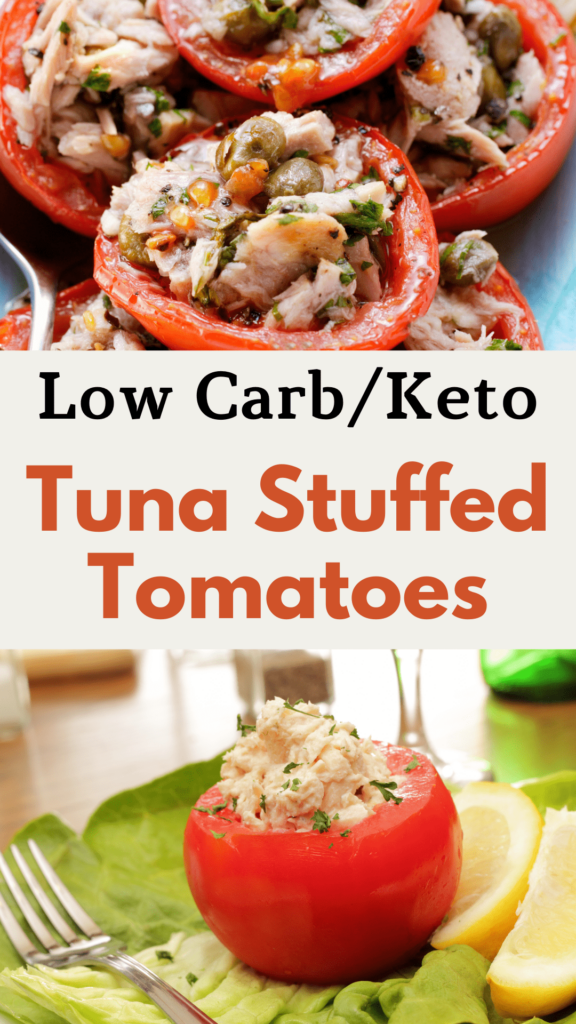 Keto Tuna Stuffed Tomatoes