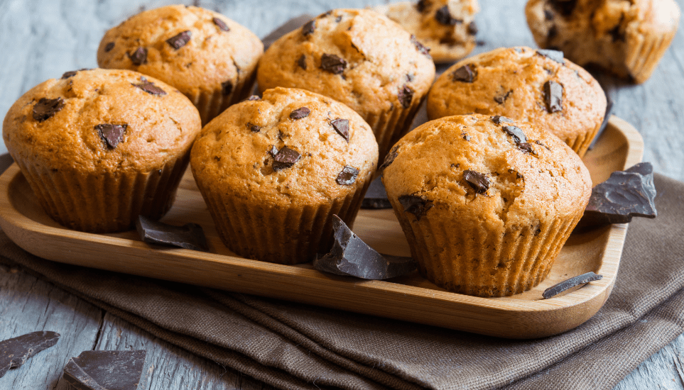 Low Carb Peanut Butter Chocolate Chip Muffins