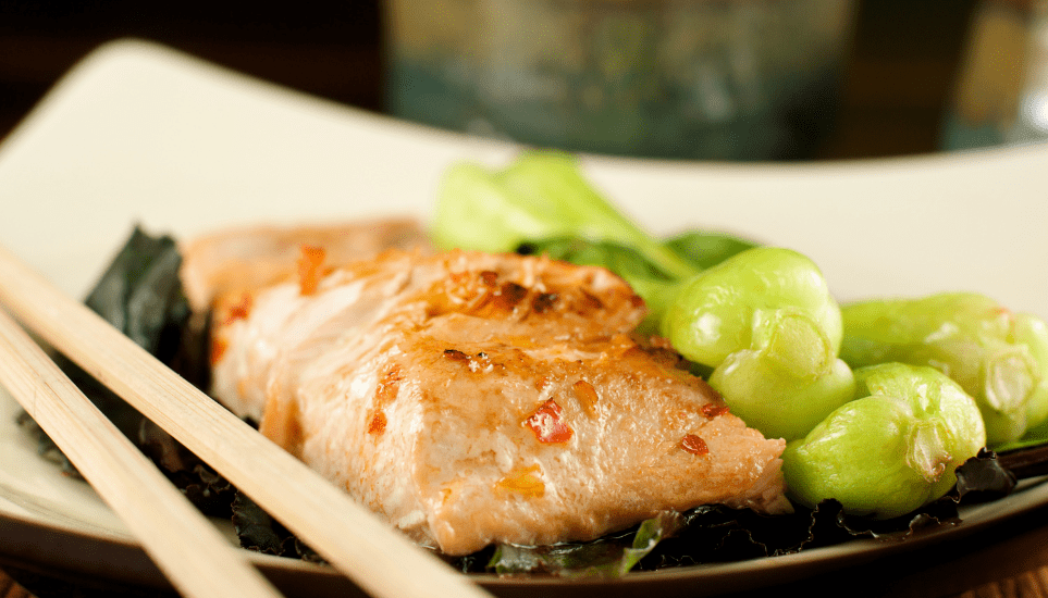 Low Carb Salmon & Bok Choy