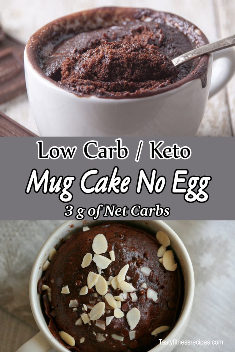 Keto Mug Cake No Egg - Low Carb Chocolate