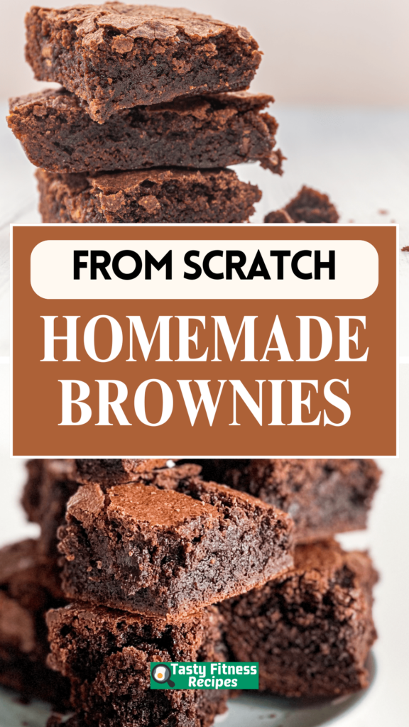 Homemade Brownies Made From Scratch