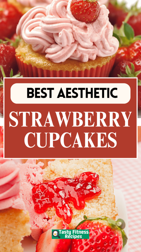 Moist Strawberry Cupcakes