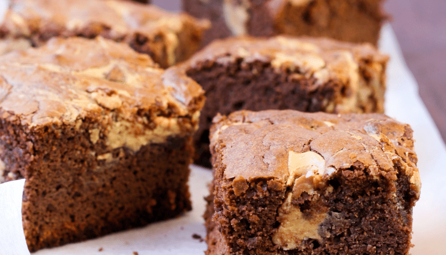 Easy Peanut Butter Brownies