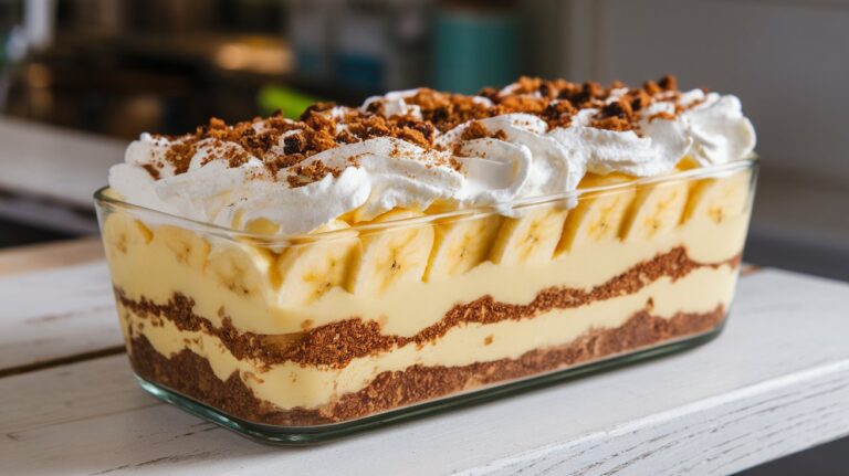 Homemade Banana Pudding Cake