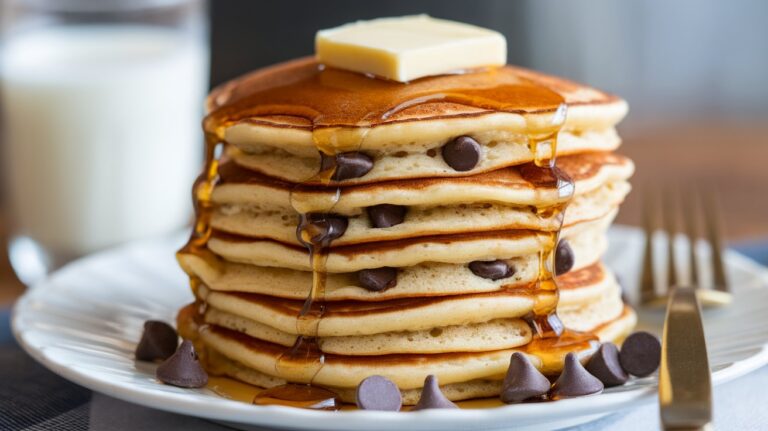 easy Chocolate Chip Pancake