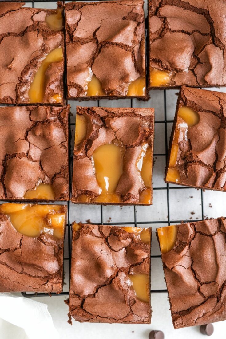 best Caramel Brownies