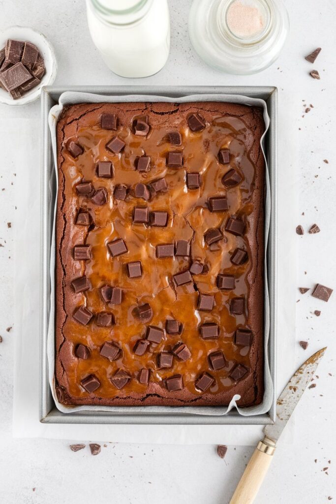 easy Caramel Brownies