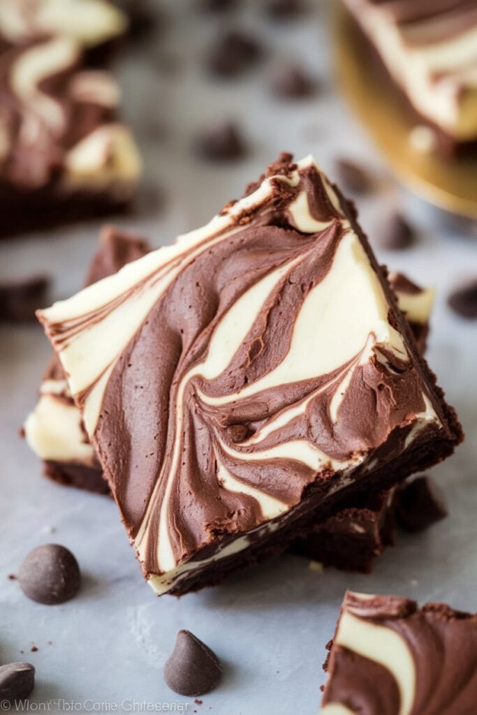 easy Cream Cheese Brownies