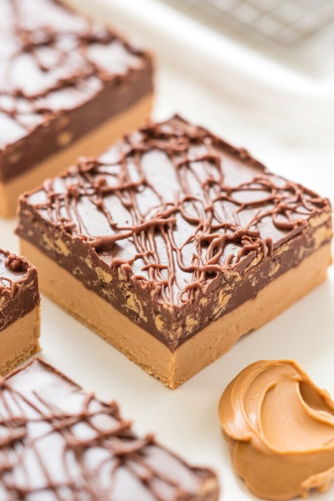 easy Fudge with Peanut Butter Chocolate Candy Bars