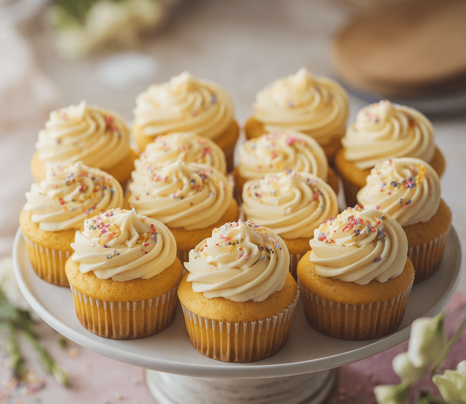 yellow cake cupcake recipe