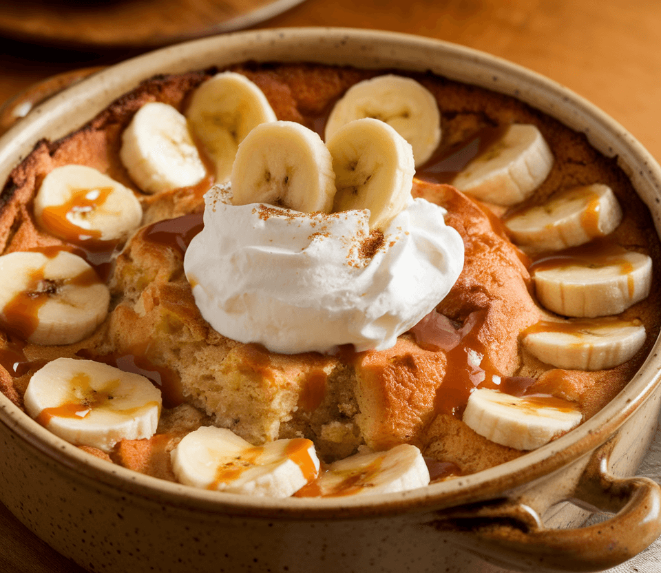 banana bread pudding recipe