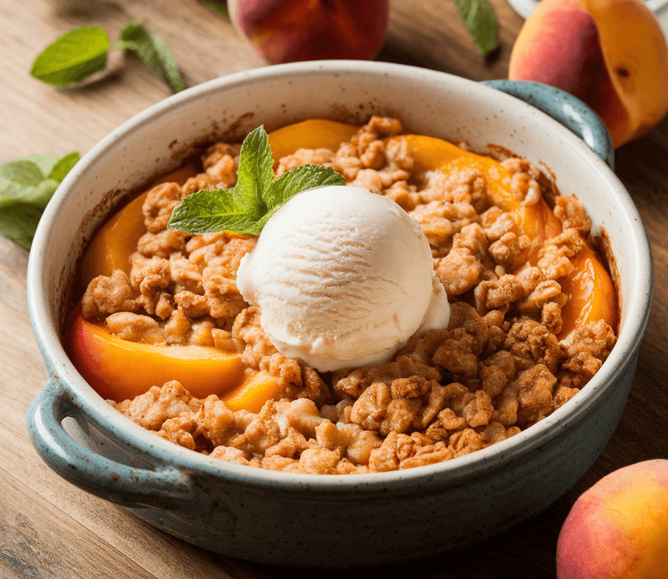 peach crisp recipe