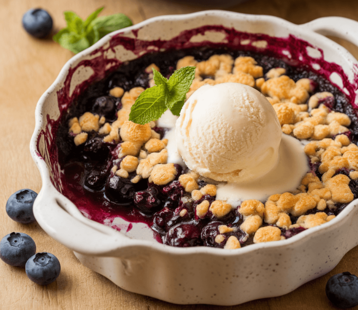 blueberry crisp recipe